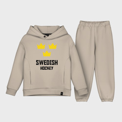 Детский костюм хлопок Oversize Swedish Hockey