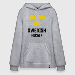 Худи SuperOversize хлопок Swedish Hockey