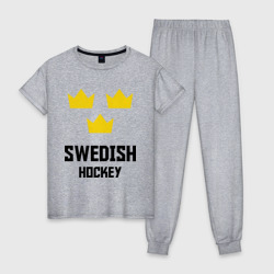 Женская пижама хлопок Swedish Hockey