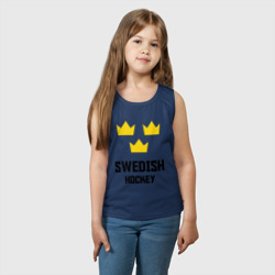 Детская майка хлопок Swedish Hockey - фото 2