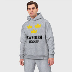 Мужской костюм oversize хлопок Swedish Hockey - фото 2