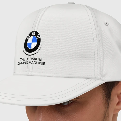 Кепка снепбек с прямым козырьком BMW Driving Machine