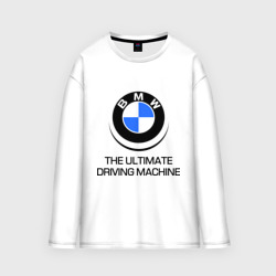 Мужской лонгслив oversize хлопок BMW Driving Machine