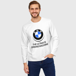 Мужской лонгслив oversize хлопок BMW Driving Machine - фото 2