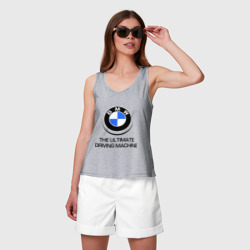 Женская майка хлопок BMW Driving Machine - фото 2