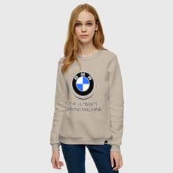 Женский свитшот хлопок BMW Driving Machine - фото 2