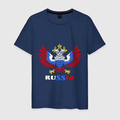 Мужская Футболка Russia (хлопок)