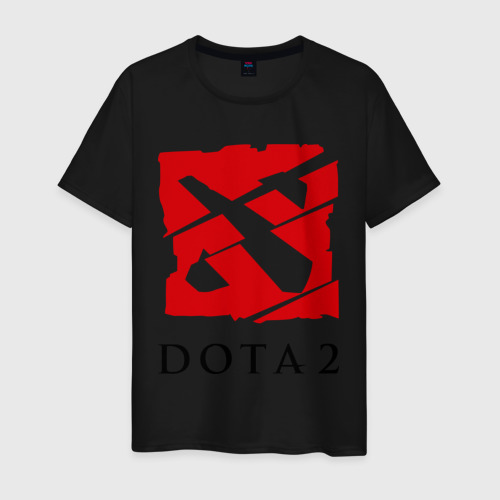 Мужская футболка хлопок Dota 2 стекло Фото 01 Мужская футболка хлопок Dota 2 стекло Фото 01