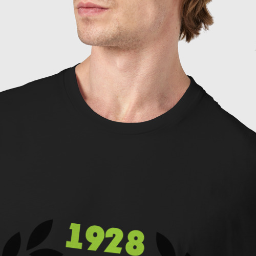Мужская футболка хлопок ФК Кубань, цвет черный - фото 6