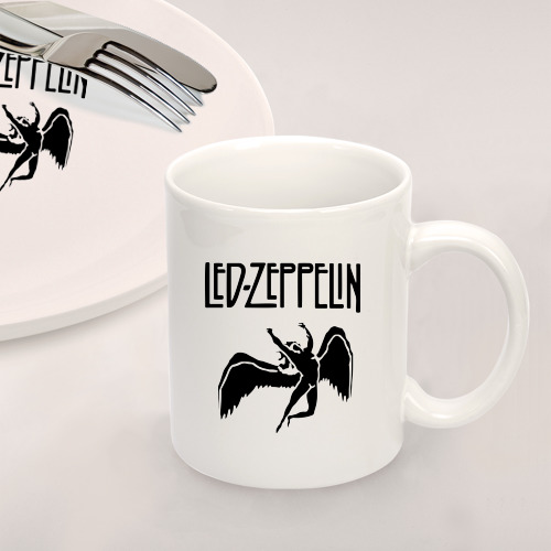 Набор: тарелка + кружка Led Zeppelin - фото 2