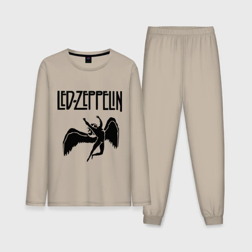 Мужская пижама с лонгсливом хлопок Led Zeppelin