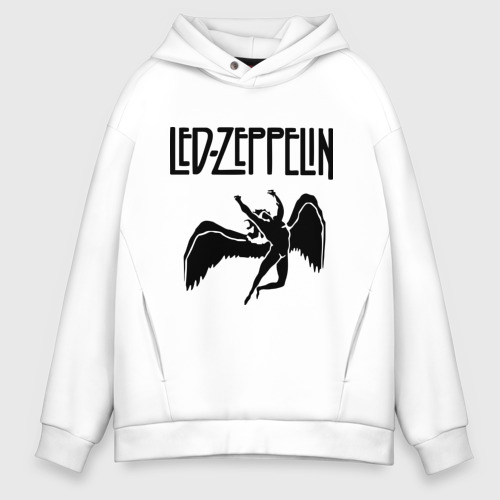 Мужское худи Oversize хлопок Led Zeppelin