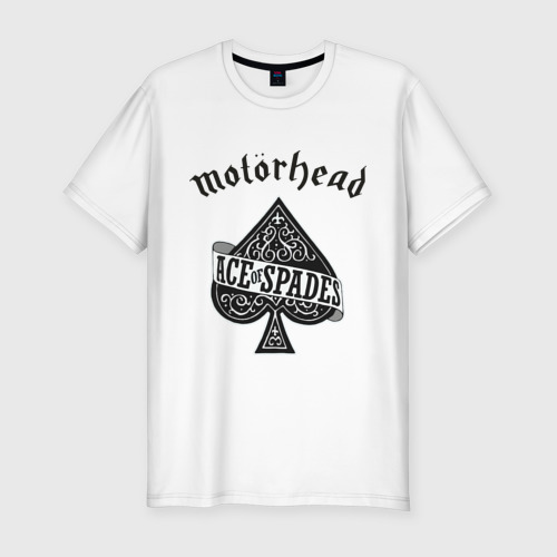 Мужская футболка хлопок Slim Motorhead ace of spades