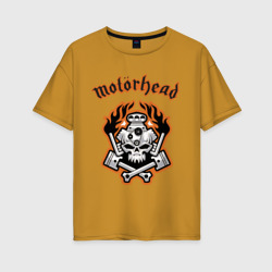 Женская футболка хлопок Oversize Motorhead