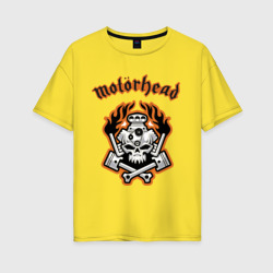 Женская футболка хлопок Oversize Motorhead