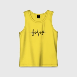 Детская майка хлопок Heartbeatmusic