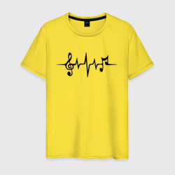 Мужская футболка хлопок Heartbeatmusic