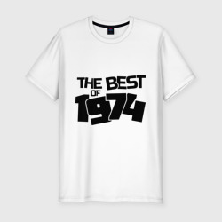 Приталенная футболка The best of 1974 (Мужская)