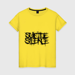 Женская футболка хлопок Suicide Silence