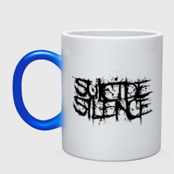 Кружка хамелеон Suicide Silence