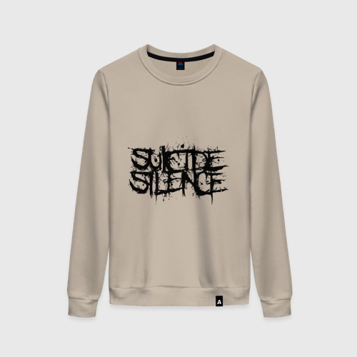 Женский свитшот хлопок Suicide Silence, цвет миндальный