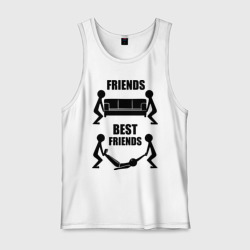 Мужская майка хлопок Best friends