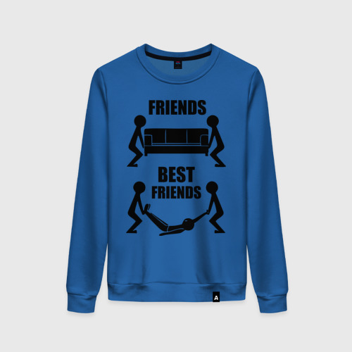 Женский Свитшот Best friends (хлопок)