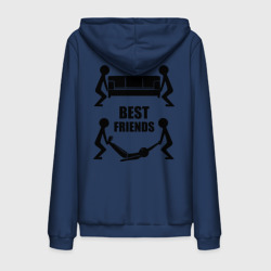 Мужская толстовка на молнии хлопок Best friends