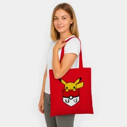 Шоппер BioNature Пикачу в кармане - фото 2