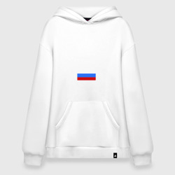 Худи SuperOversize хлопок Россия Флаг