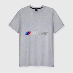 Мужская футболка хлопок Slim BMW Power
