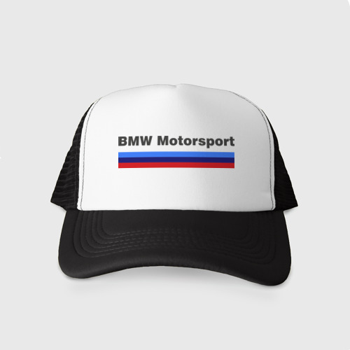 Кепка тракер с сеткой Bmw Motorsport, цвет черный