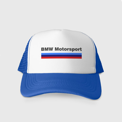 Кепка тракер с сеткой Bmw Motorsport, цвет синий