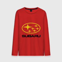 Мужской лонгслив хлопок Subaru Logo