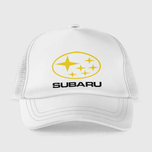 Детская кепка тракер Subaru Logo, цвет белый - фото 2