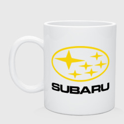 Кружка керамическая Subaru Logo