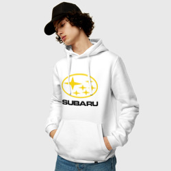 Мужская толстовка хлопок Subaru Logo - фото 2