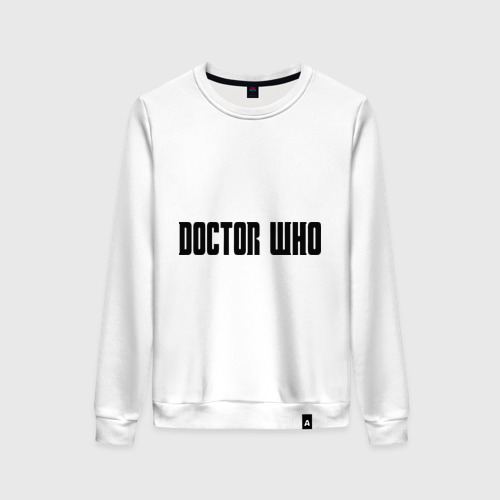 Женский свитшот хлопок Doctor, цвет белый