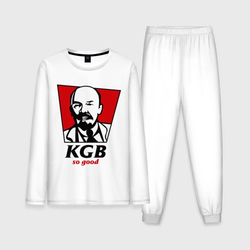Мужская пижама с лонгсливом хлопок KGB - So Good