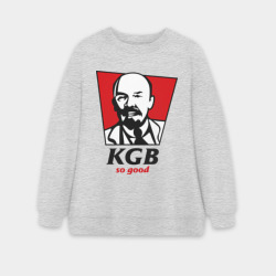 Женский свитшот oversize без начеса хлопок KGB - So Good