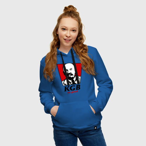 Женская толстовка хлопок KGB - So Good, цвет синий - фото 3