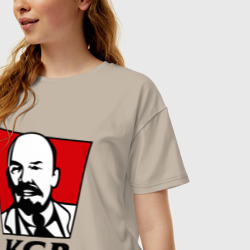Женская футболка хлопок Oversize KGB - So Good - фото 2