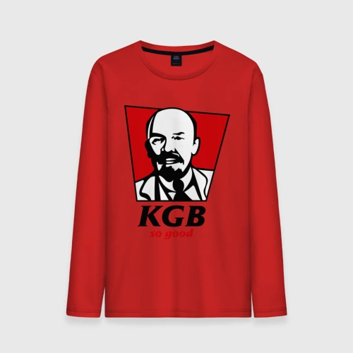 Мужской лонгслив хлопок KGB - So Good