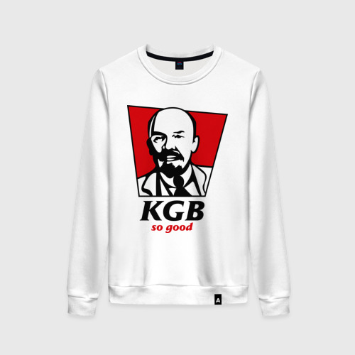 Женский свитшот хлопок KGB - So Good, цвет белый