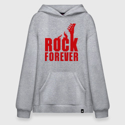 Худи SuperOversize хлопок Rock Forever Рок Навсегда