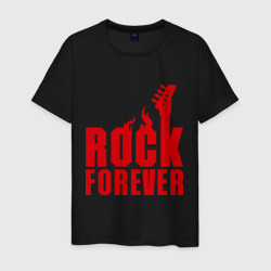 Rock Forever Рок Навсегда – Мужская футболка хлопок с принтом купить со скидкой в -20%