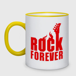 Кружка двухцветная Rock Forever Рок Навсегда