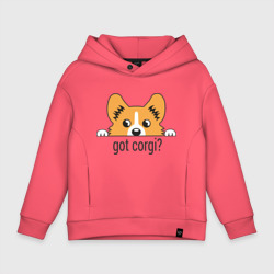 Детское худи Oversize хлопок Got Corgi