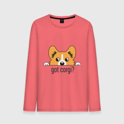 Мужской лонгслив хлопок Got Corgi