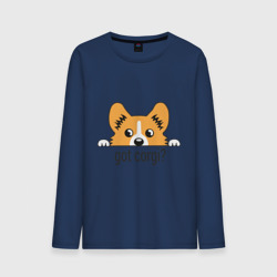 Мужской лонгслив хлопок Got Corgi